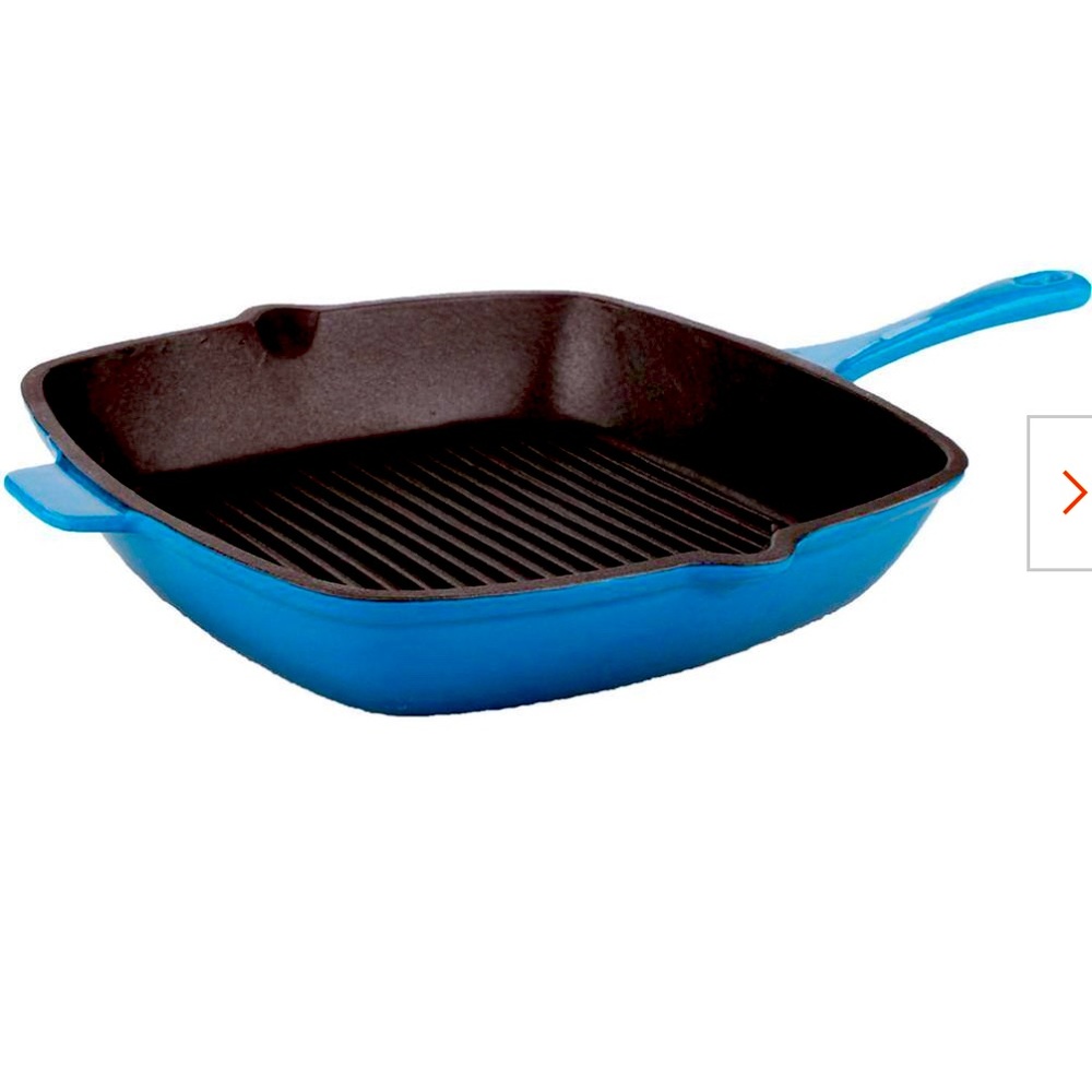 Brand new cast iron grill pan